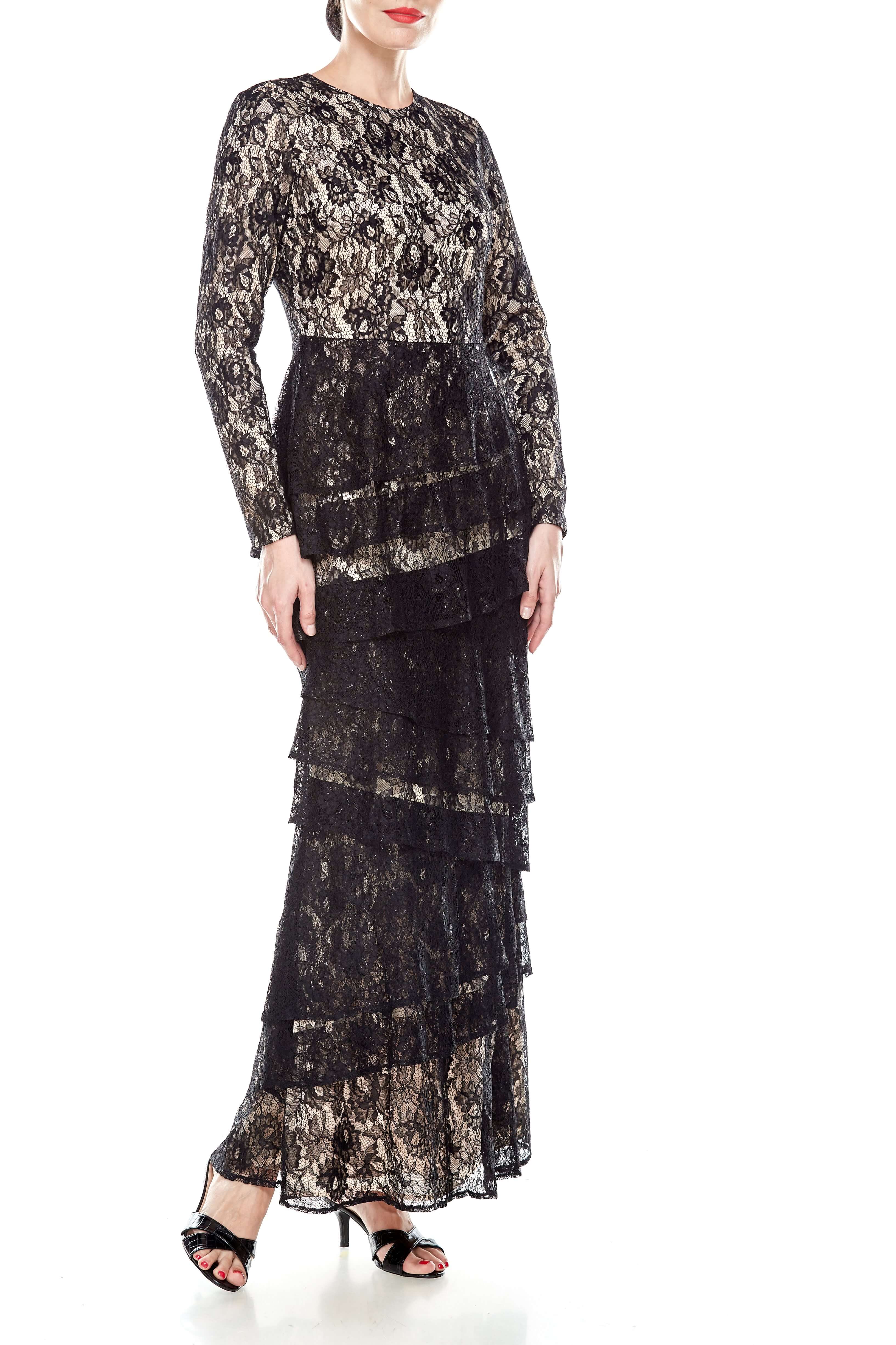 Bella Black Lace Dress (2)
