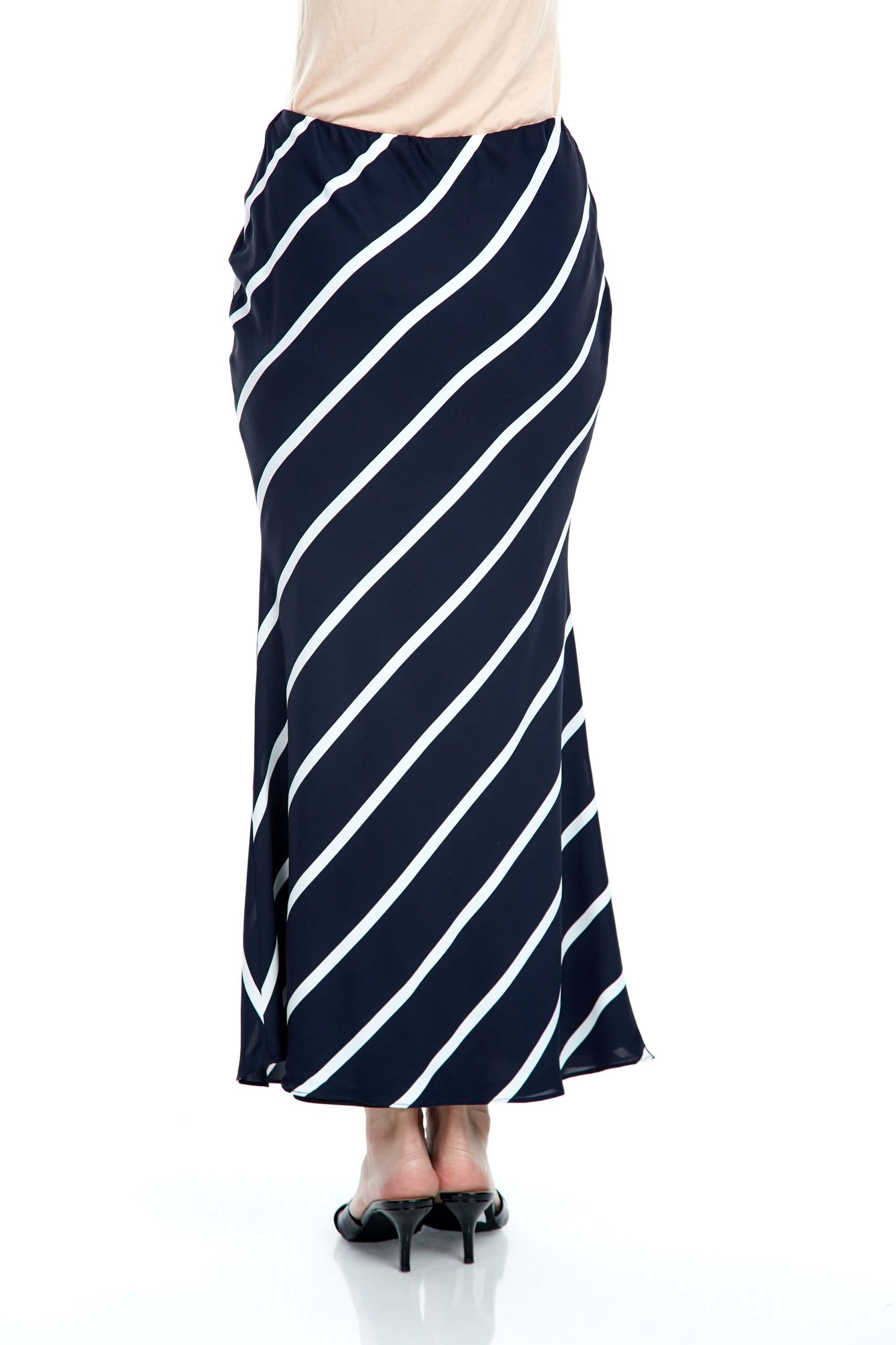 Fatma Navy Stripe Skirt 4