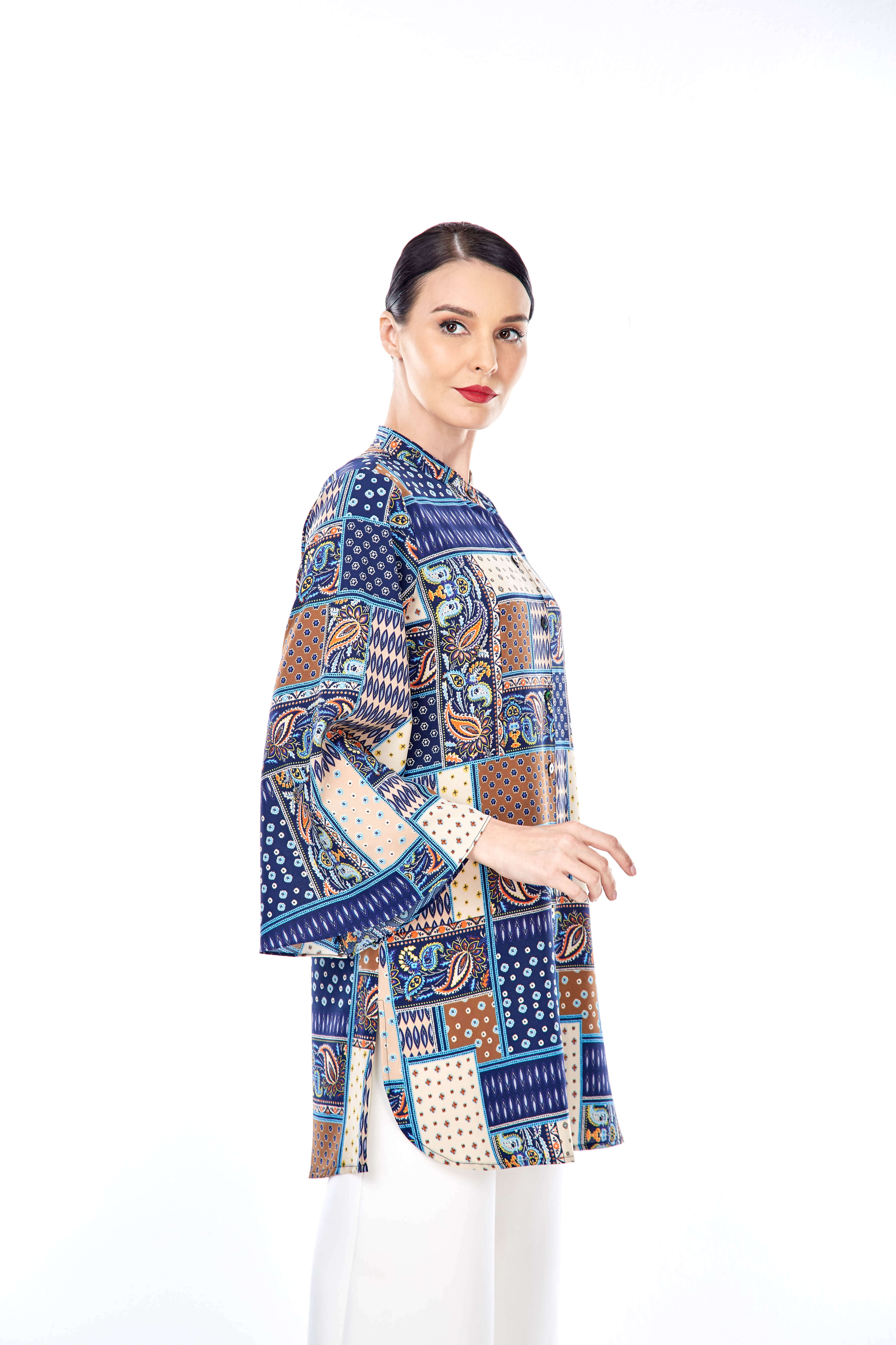 Safina Patchwork Printed Tunic (4)