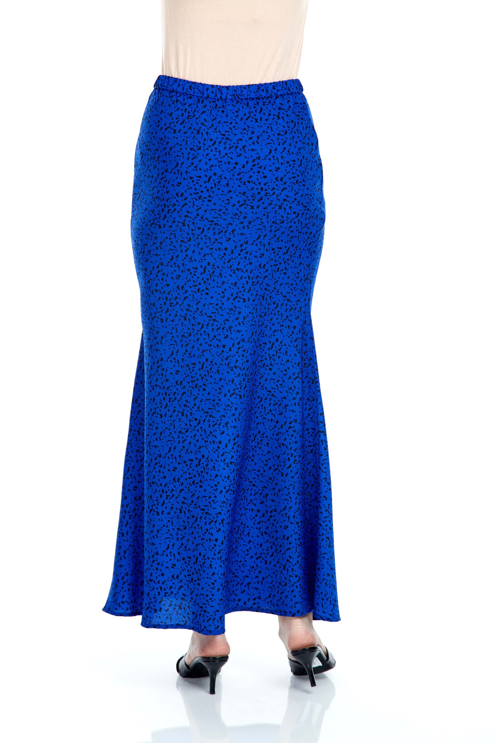Tisha Royal Blue Spotted Skirt 3