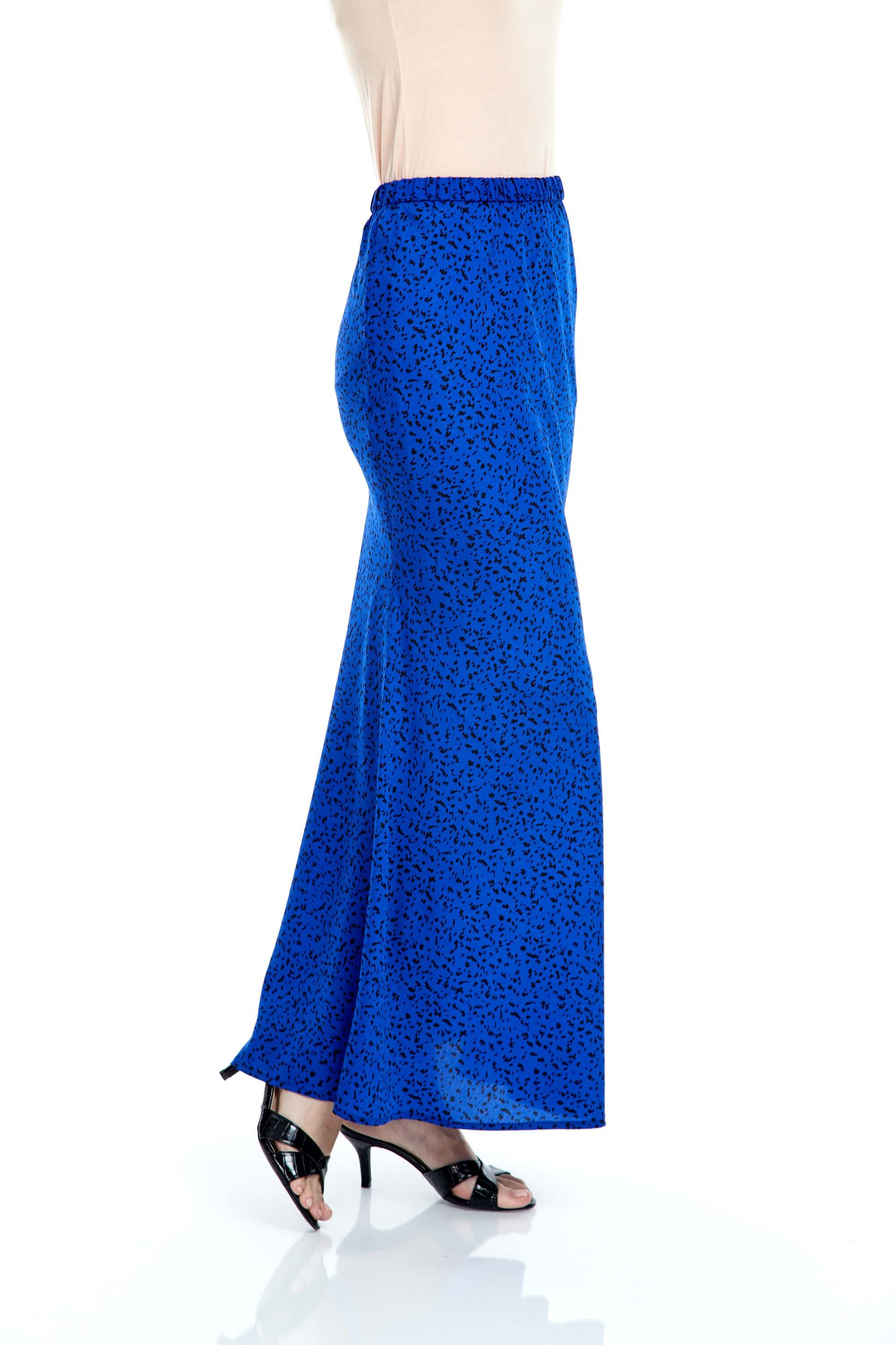 Tisha Royal Blue Spotted Skirt 4