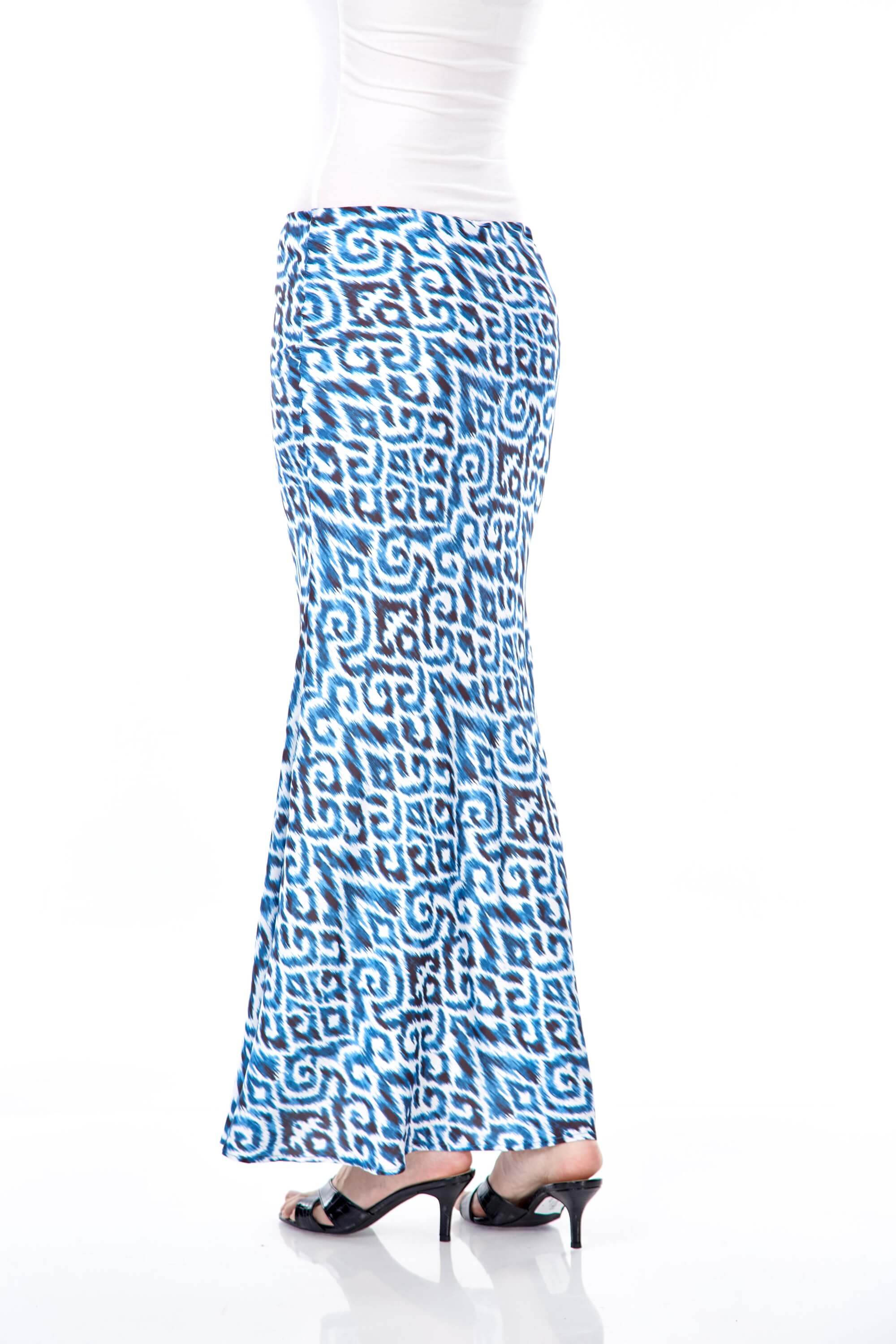 Yasmin Blue Printed Skirt 3