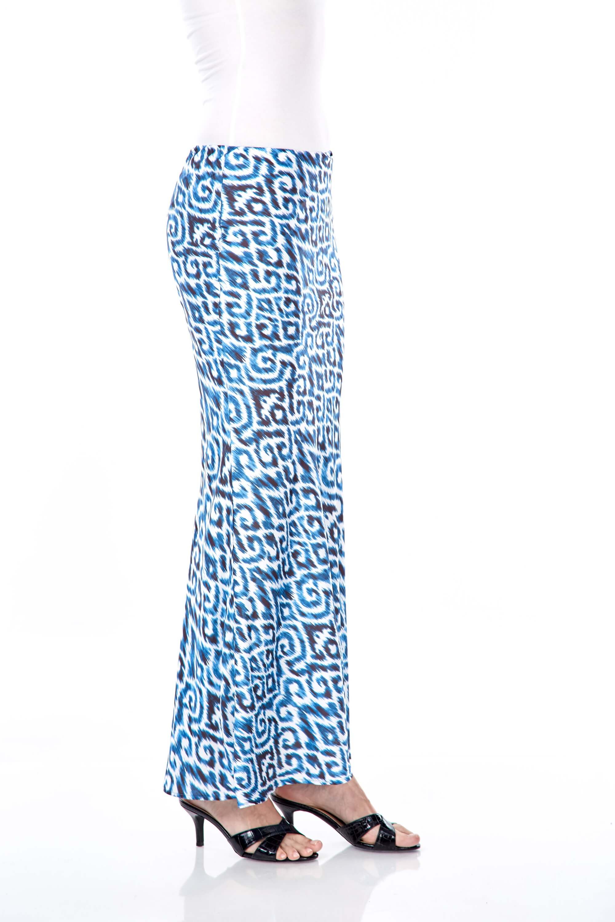 Yasmin Blue Printed Skirt 4