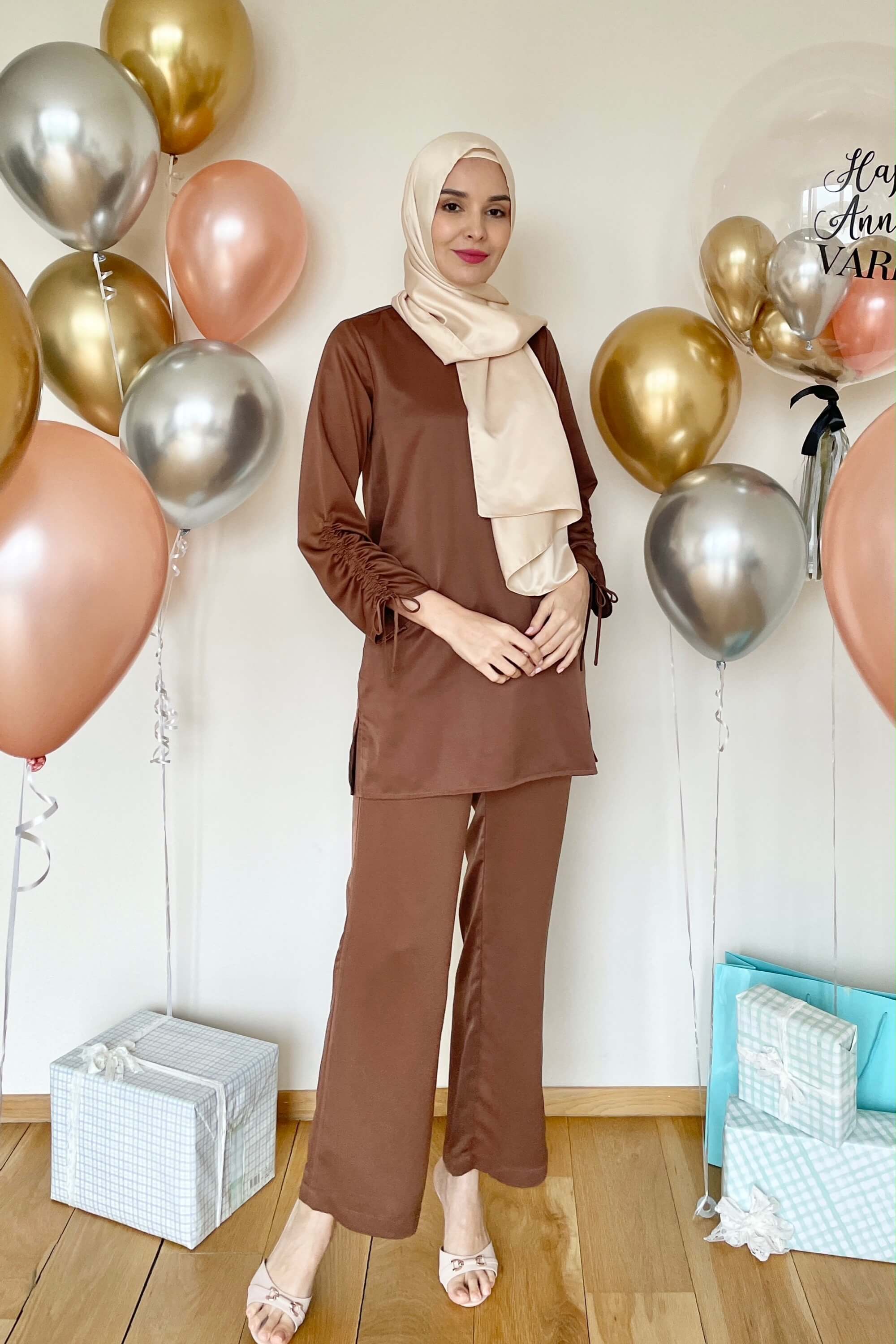 Rayqa Brown Blouse