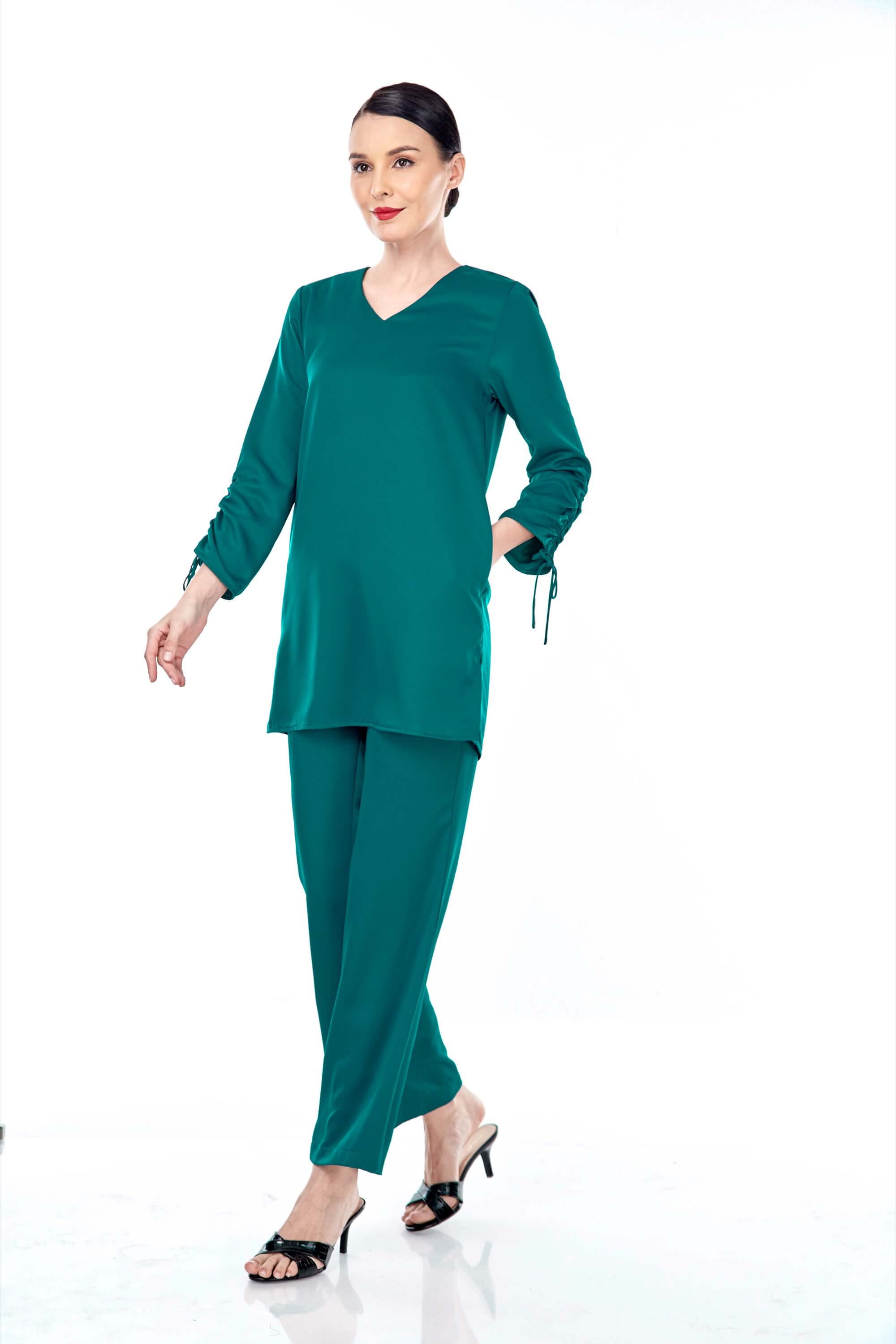 Rayqa Teal Blouse