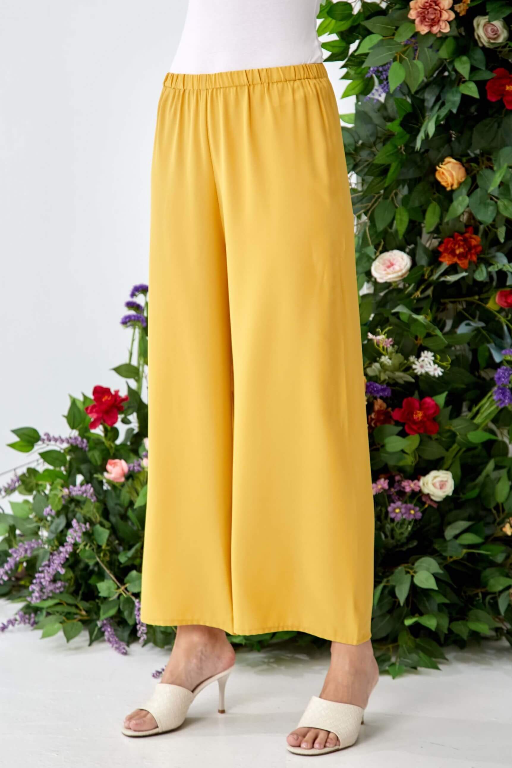 Yuna Yellow Dress + Wide Leg Pants (3)