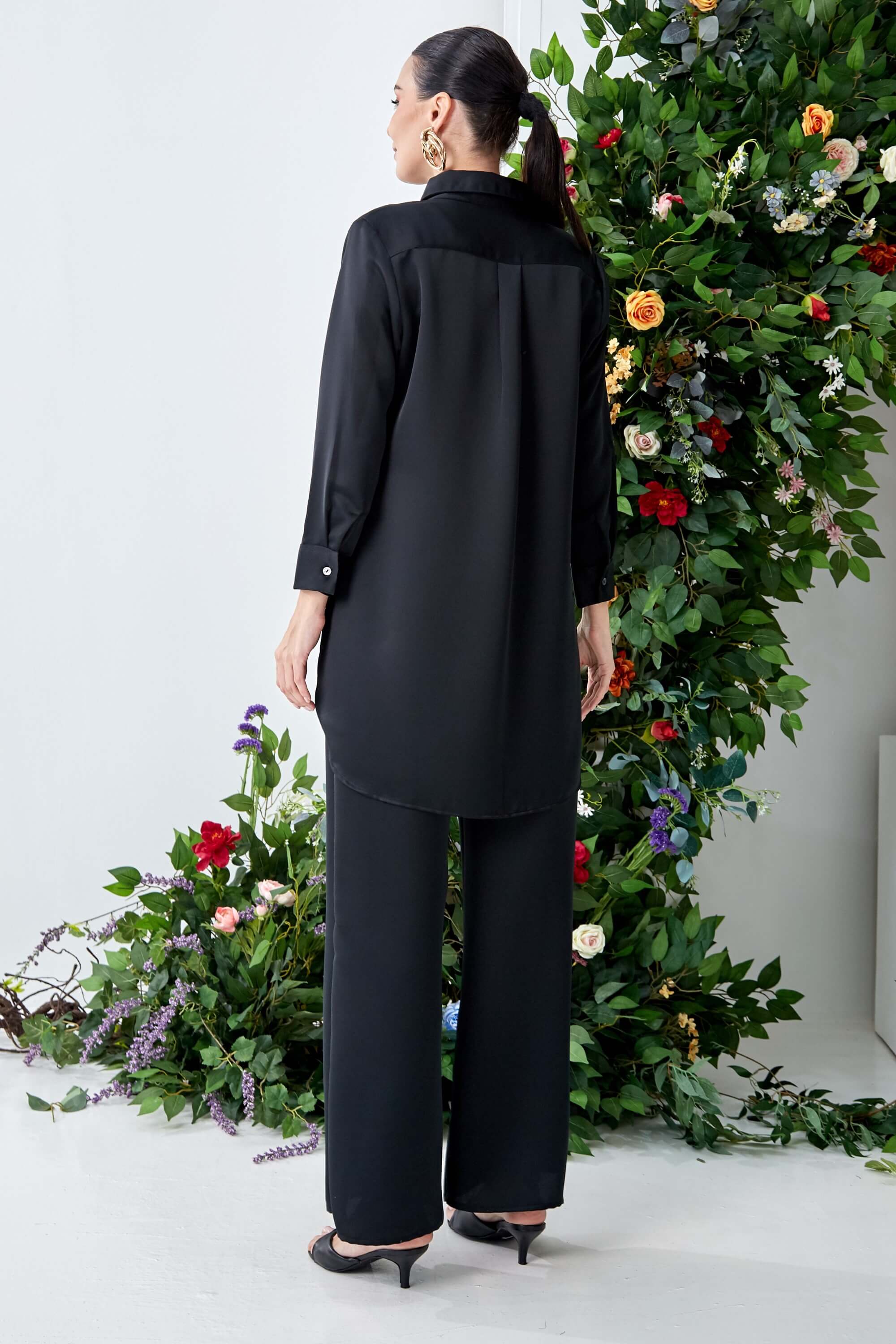 Safia Black Shirt Blouse (4)