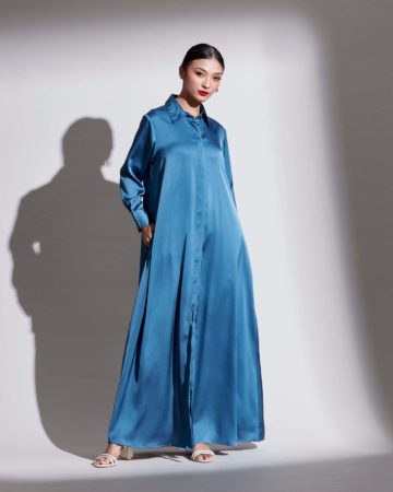 Baiduri Blue Slate Dress