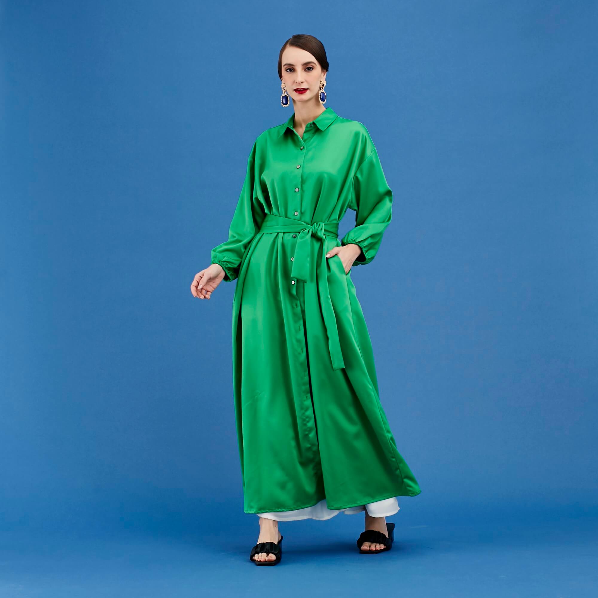 Medina Green Dress (4)