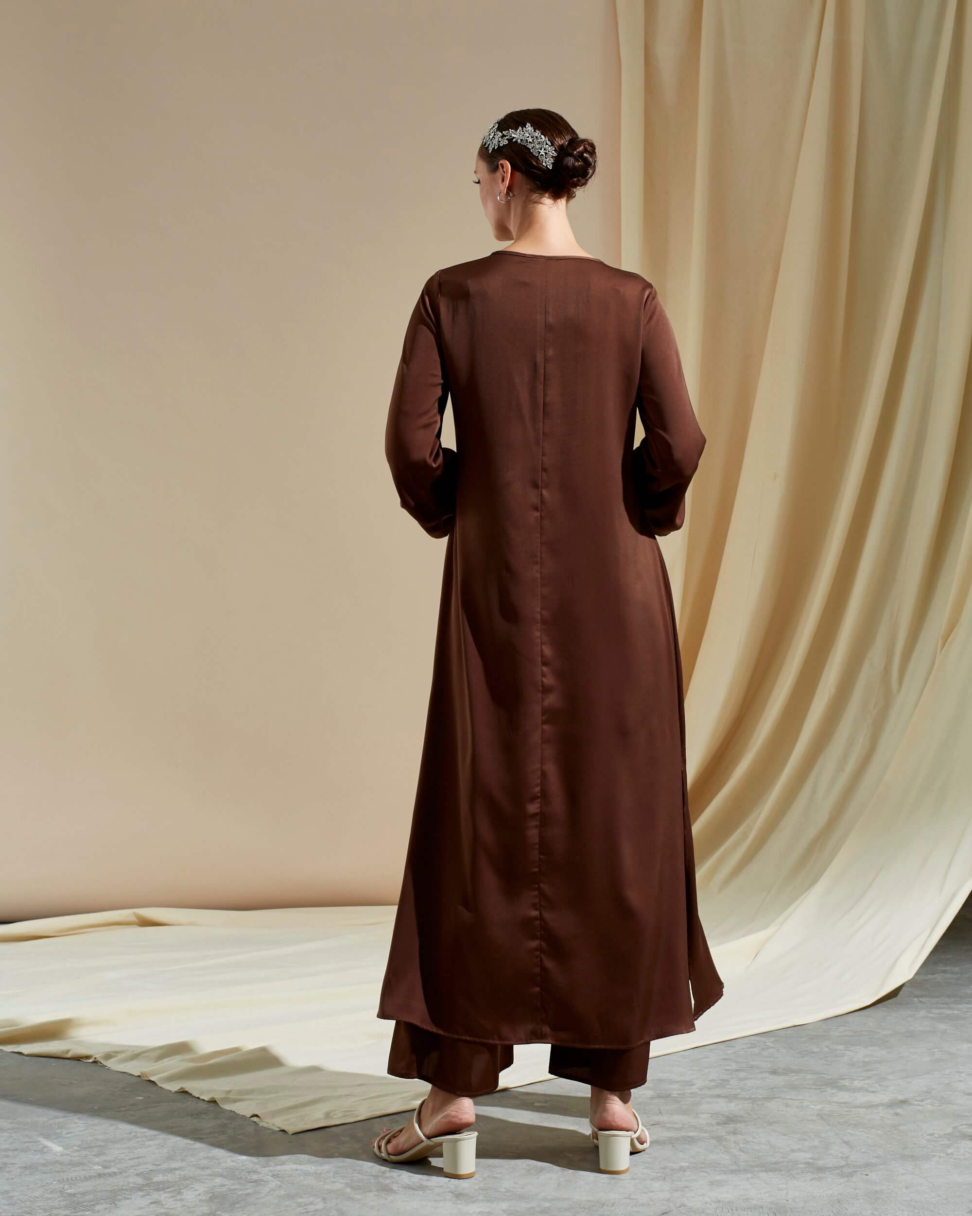 Madiha Brown Dress (4)