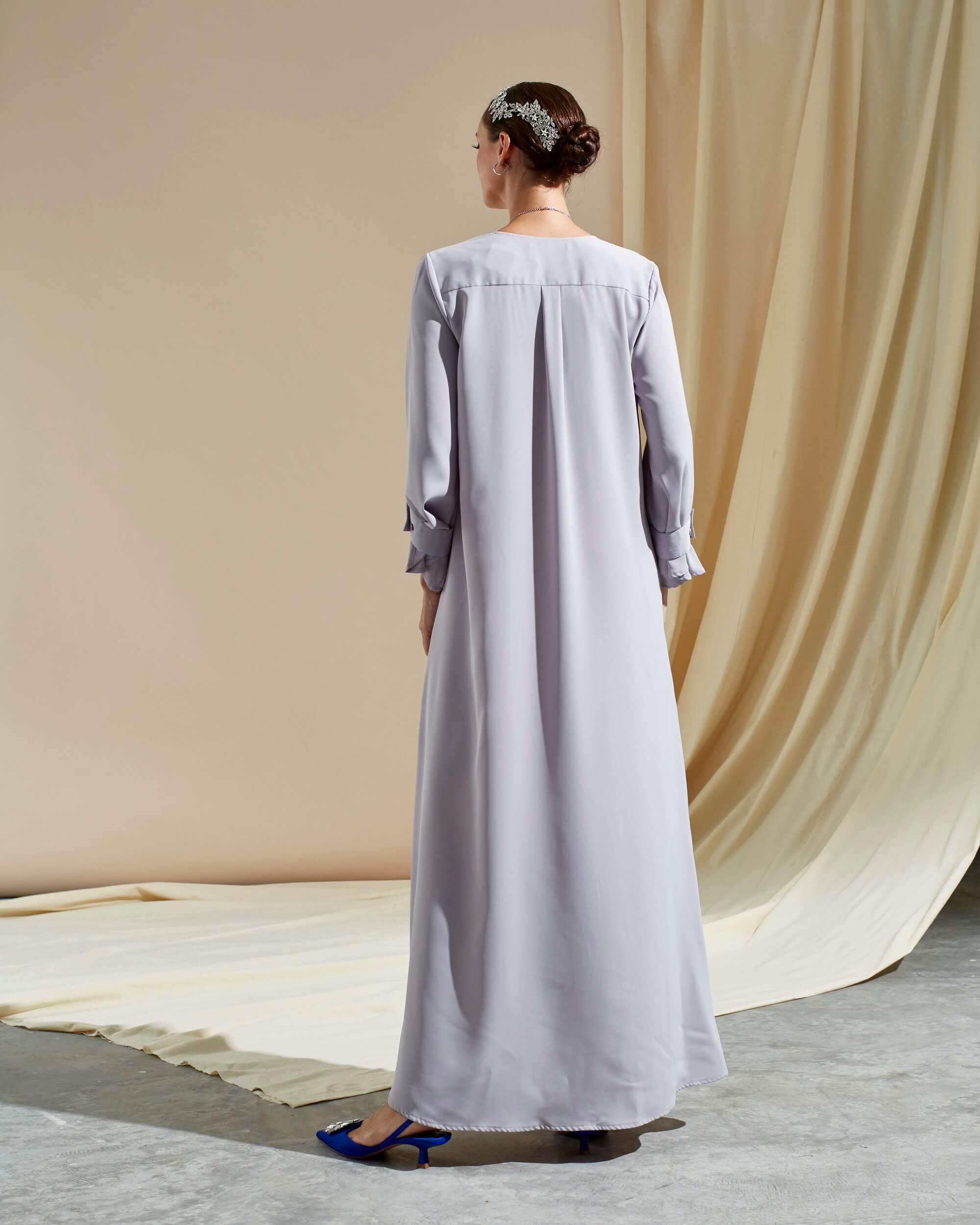 Balqis Grey Dress (3)