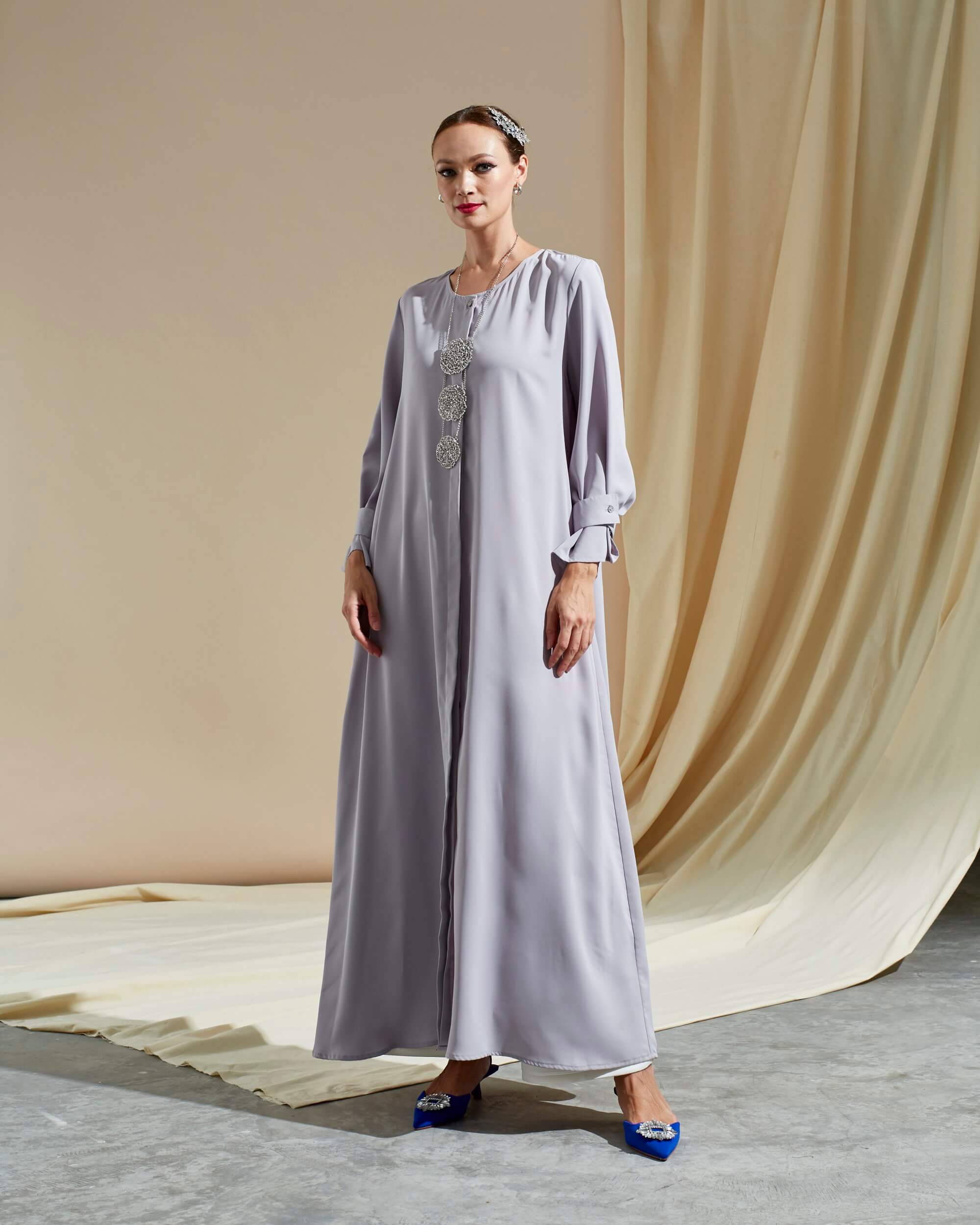 Balqis Grey Dress (4)