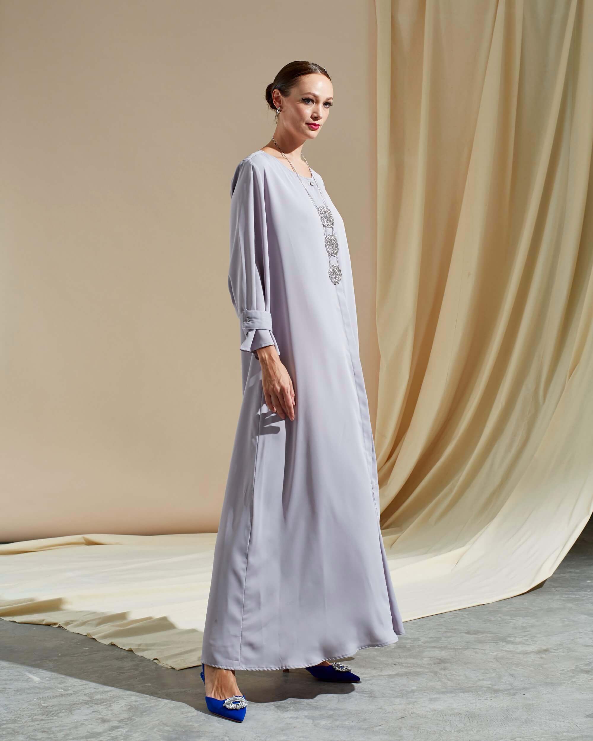 Balqis Grey Dress (5)