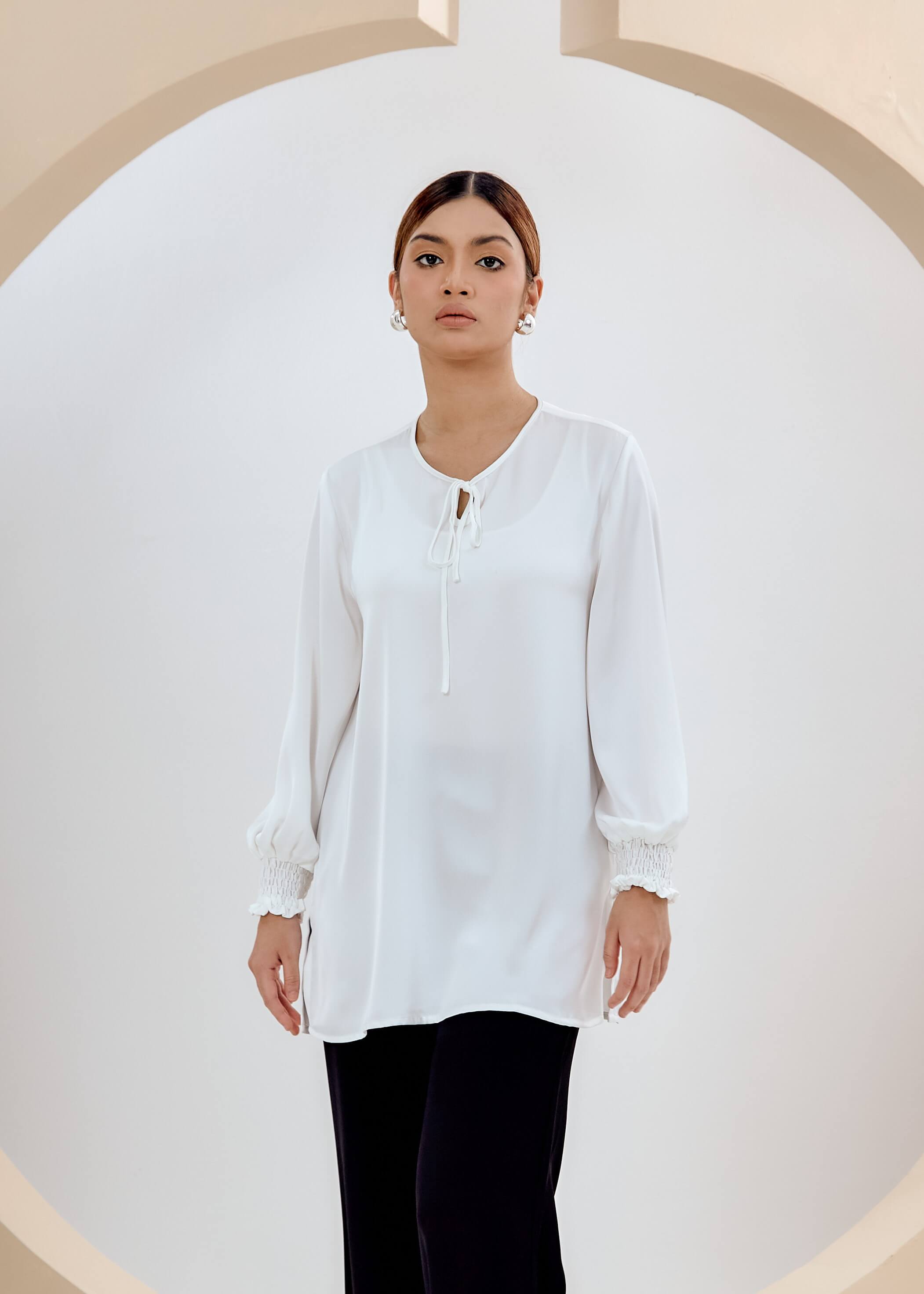 Nelly White Blouse (2)