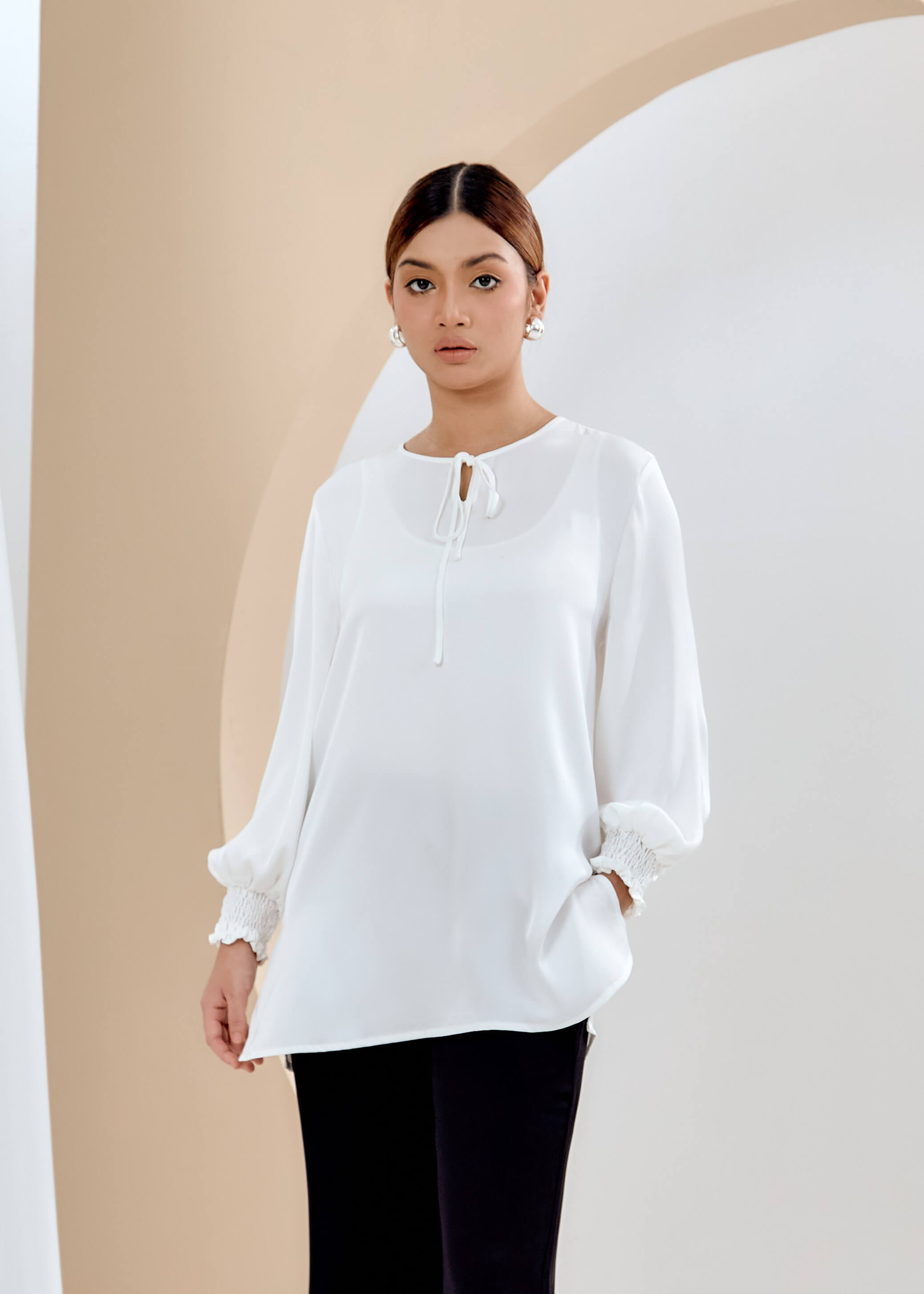 Nelly White Blouse (4)