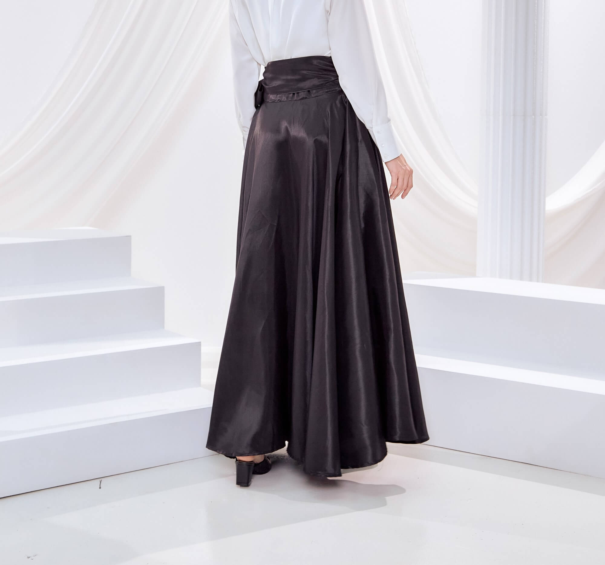 Chantiq Black Flare Skirt (3)