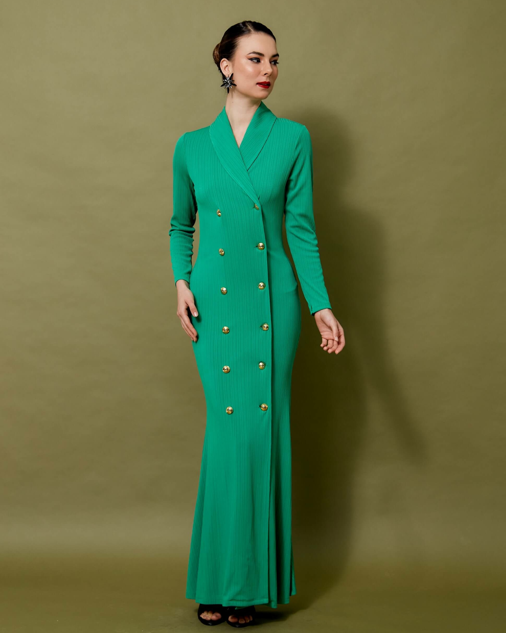 Aina Green Dress (4)